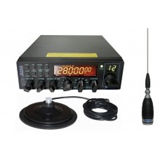 Pachet Statie Radio CB K-PO DX 5000 cu antena Sirio Megawatt 4000PL si magnet